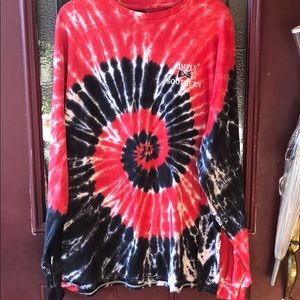 Tye dye Simply Southern long sleeve Jeep shirt